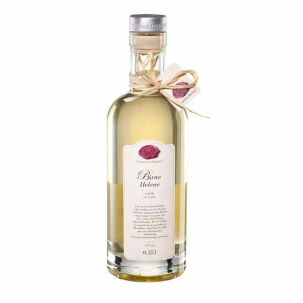 Can Gourmet - Feinkostgeschäft auf Mallorca; Feinkostgeschäft, Gourmet, Essig, Essige, Brände, Liköre, Hierbas, Gin, Öl, Trüffelöl, Olivenöl, Marmeladen, Mallorca, Birne Helene Likör 0,5l