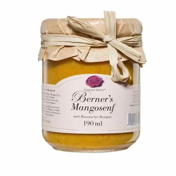 Can Gourmet - Feinkostgeschäft auf Mallorca; Feinkostgeschäft, Gourmet, Essig, Essige, Brände, Liköre, Hierbas, Gin, Öl, Trüffelöl, Olivenöl, Marmeladen, Mallorca, Mangosenf im 190ml Glas